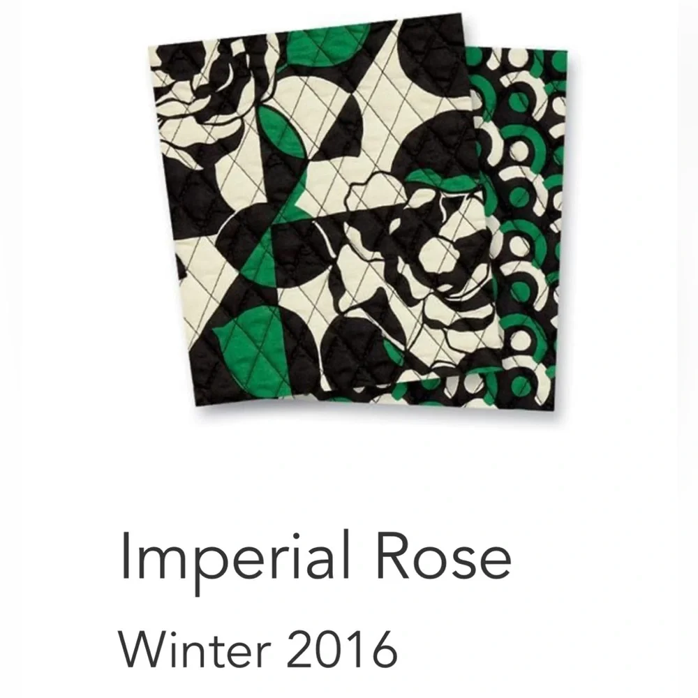 Vera Bradley “Imperial Rose” Triple Zip Hipster Crossbody - NWT